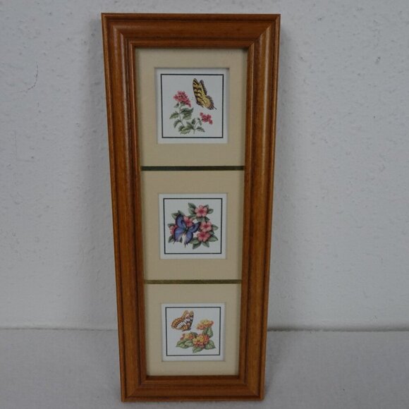 Heartfelt Decor Mini Wood Framed Square Photos Butterfly Rectangle Frame - Picture 1 of 6